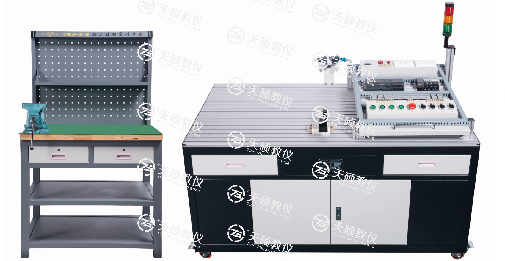 27、TSMTZK-2型  PLC與機械傳動基礎控制實訓臺.png